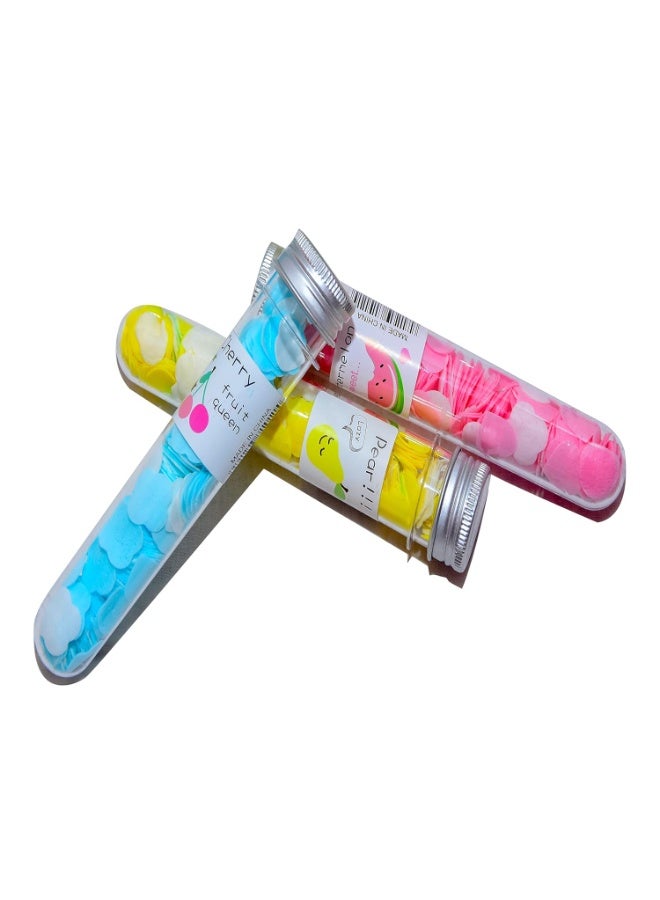 🧼صابون ورق معطرة على شكل ورد صغيرة الحجم، تذوب مع المياه وتقوم بالتنظيف 🌸 عبوة من 3